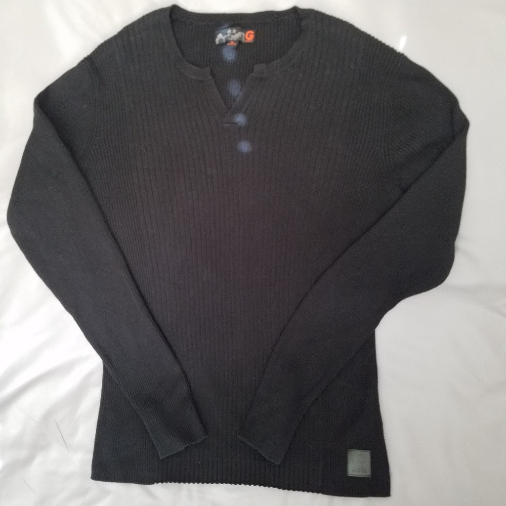 Guess mens ribbed cotton sweater
